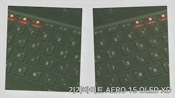 (광고) GIGABYTE AERO 15 OLED XD RGB FUSION KEYBOARD
